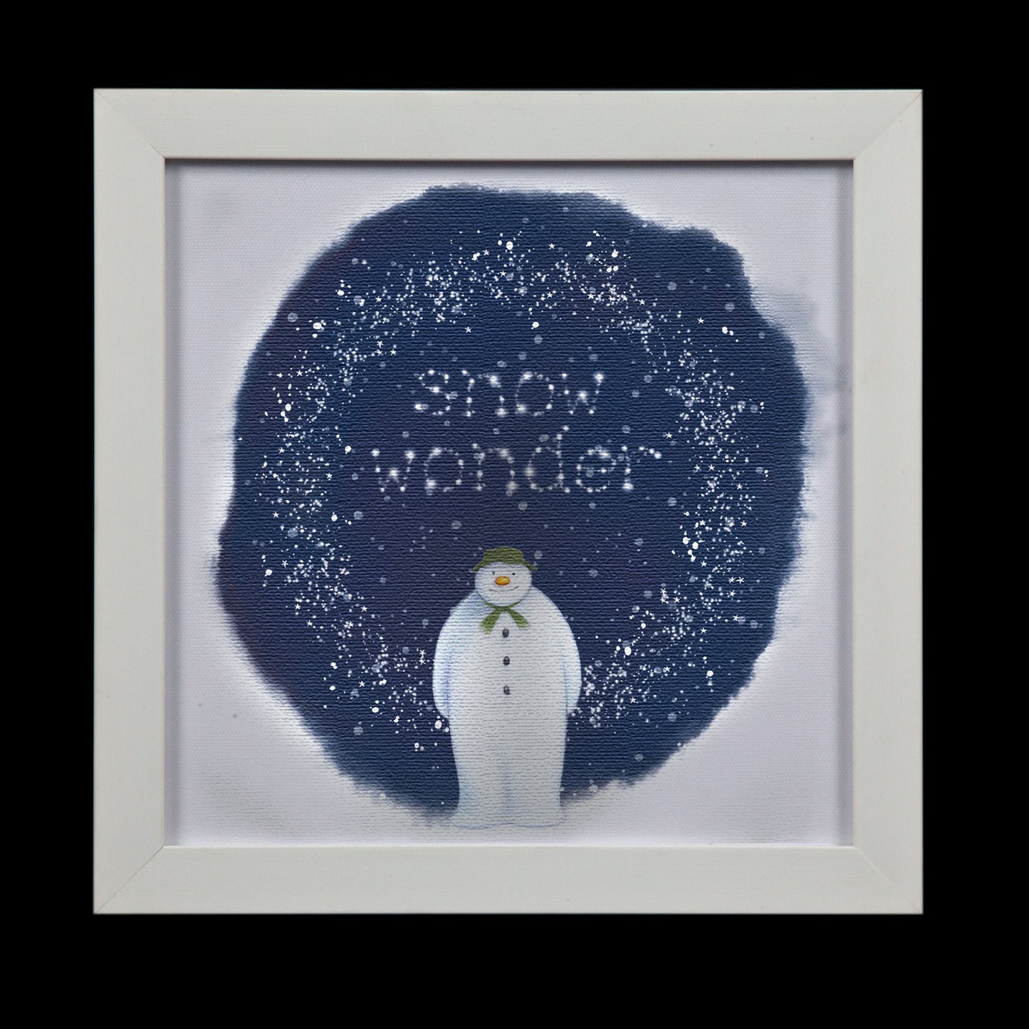 The Snowman Snow Wonder Battery Operated 23x23cm LED Photo Frame