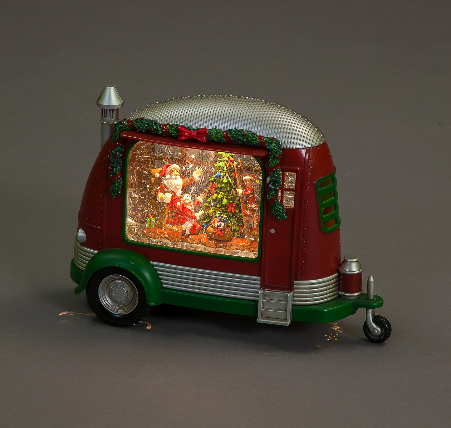 20cm Water Camper Trailer With Santa Scene Inside