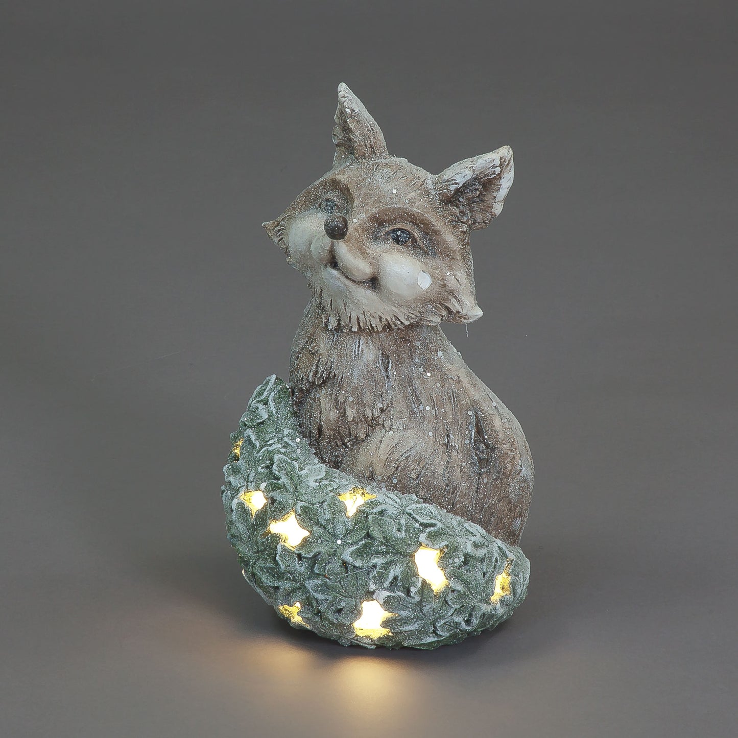 Battery Operated 41cm Magnesia Fox Ivy Leaf Tail