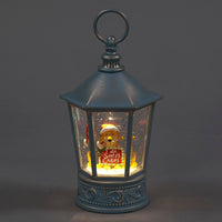 Battery Operated Water Lantern With Festive Dog & Sign