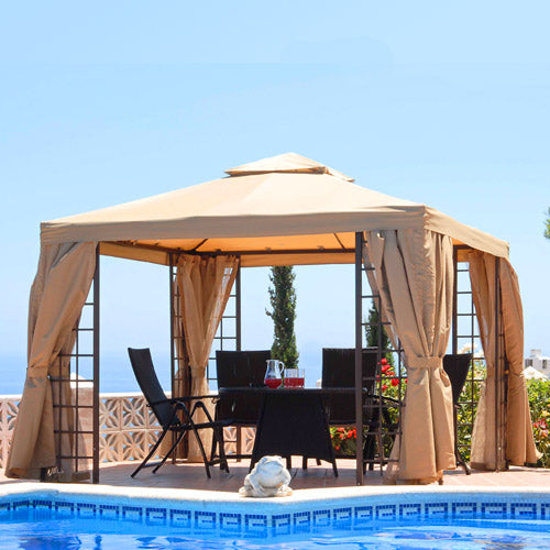 Replacement Net Curtains for Beige Suntime Deluxe Gazebos