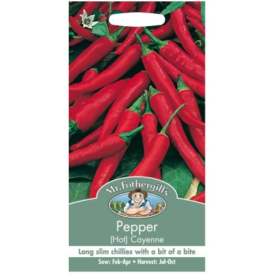 Mr Fothergills Pepper (Hot) De Cayenne Seeds
