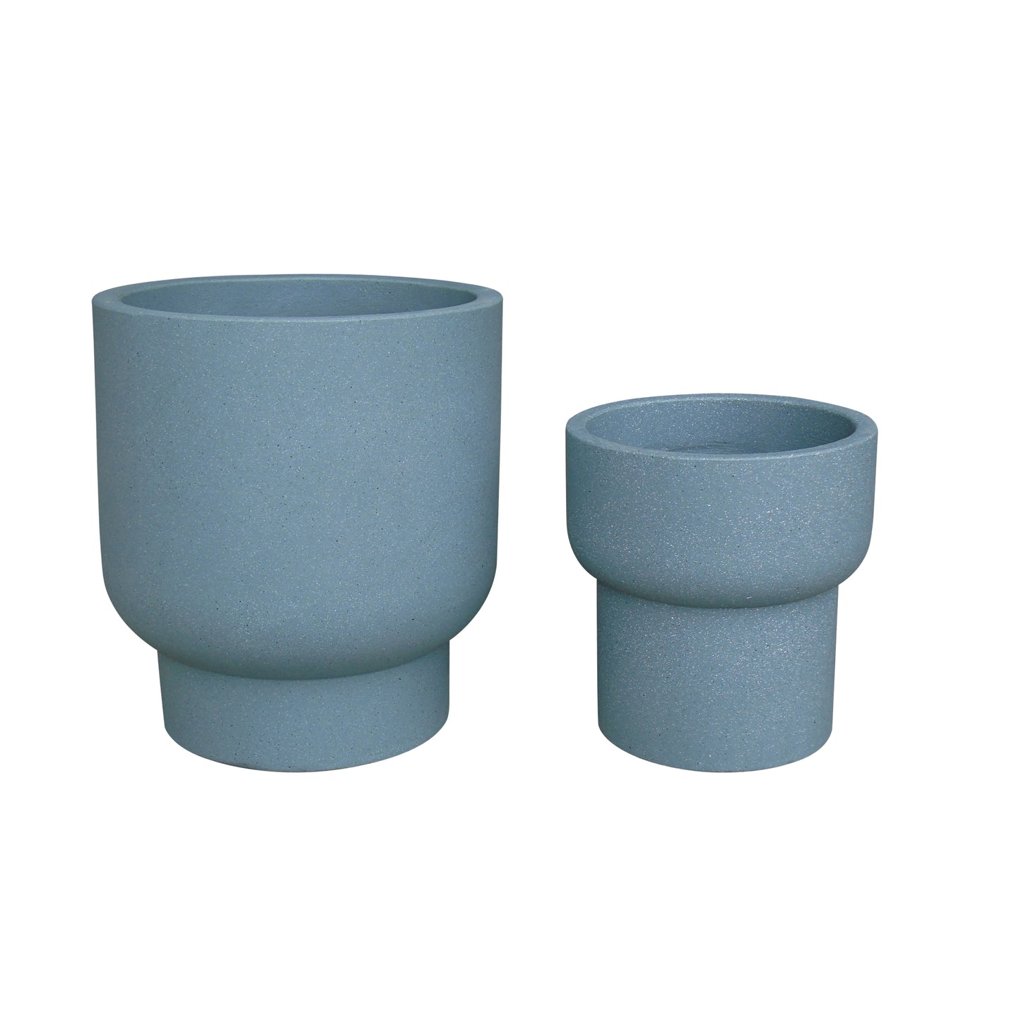 Fibre Cement Pots set of two Grey