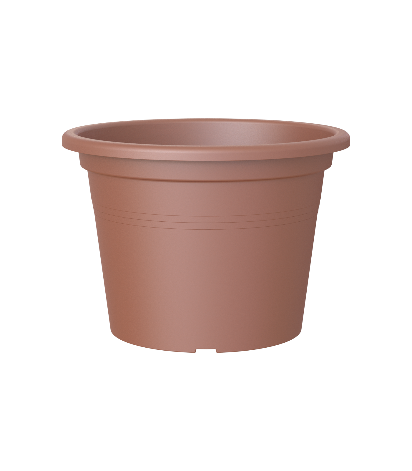 Venezia Cilindro Plastic Pot Terracotta 40cm