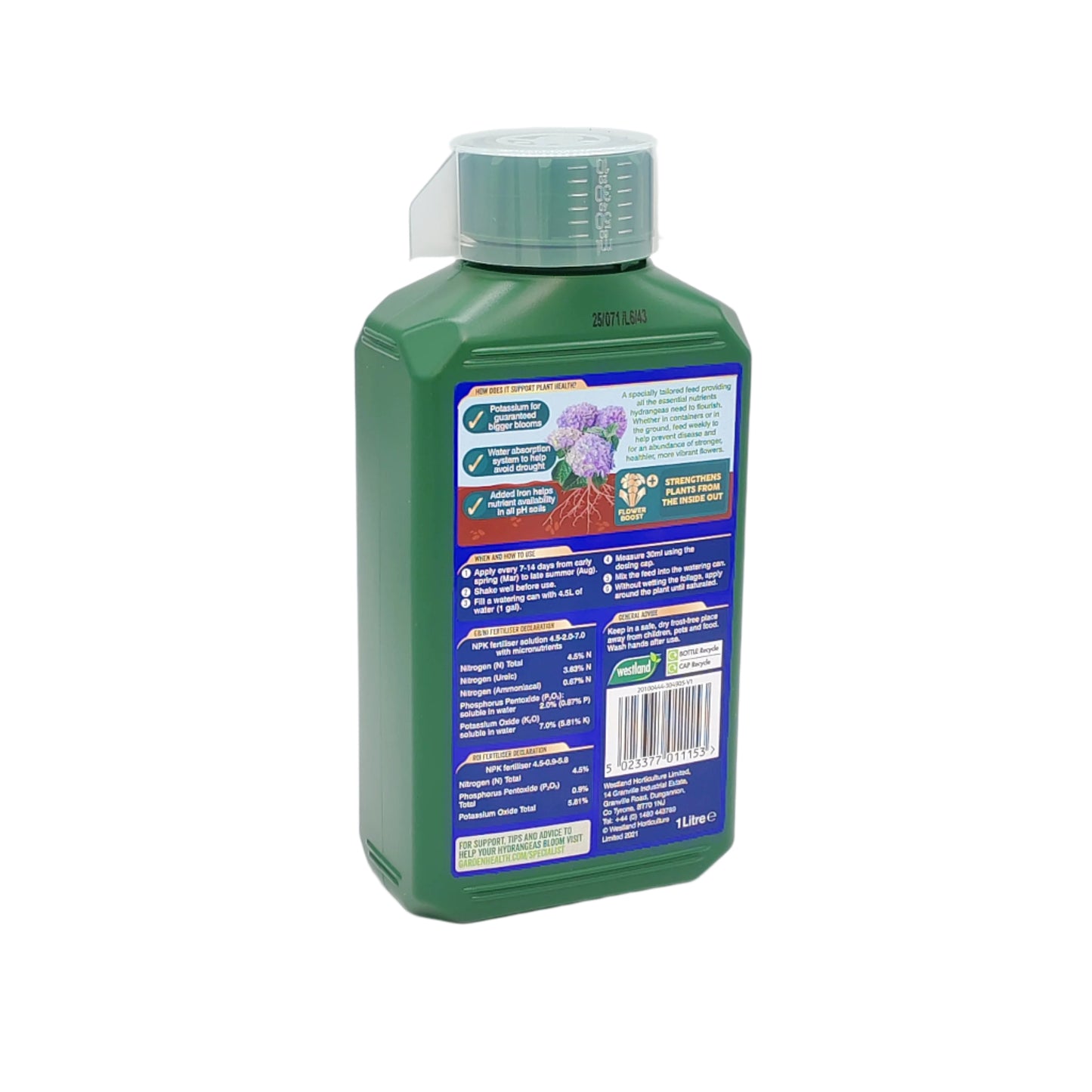Westland Hydrangea Specialist Liquid Feed 1L