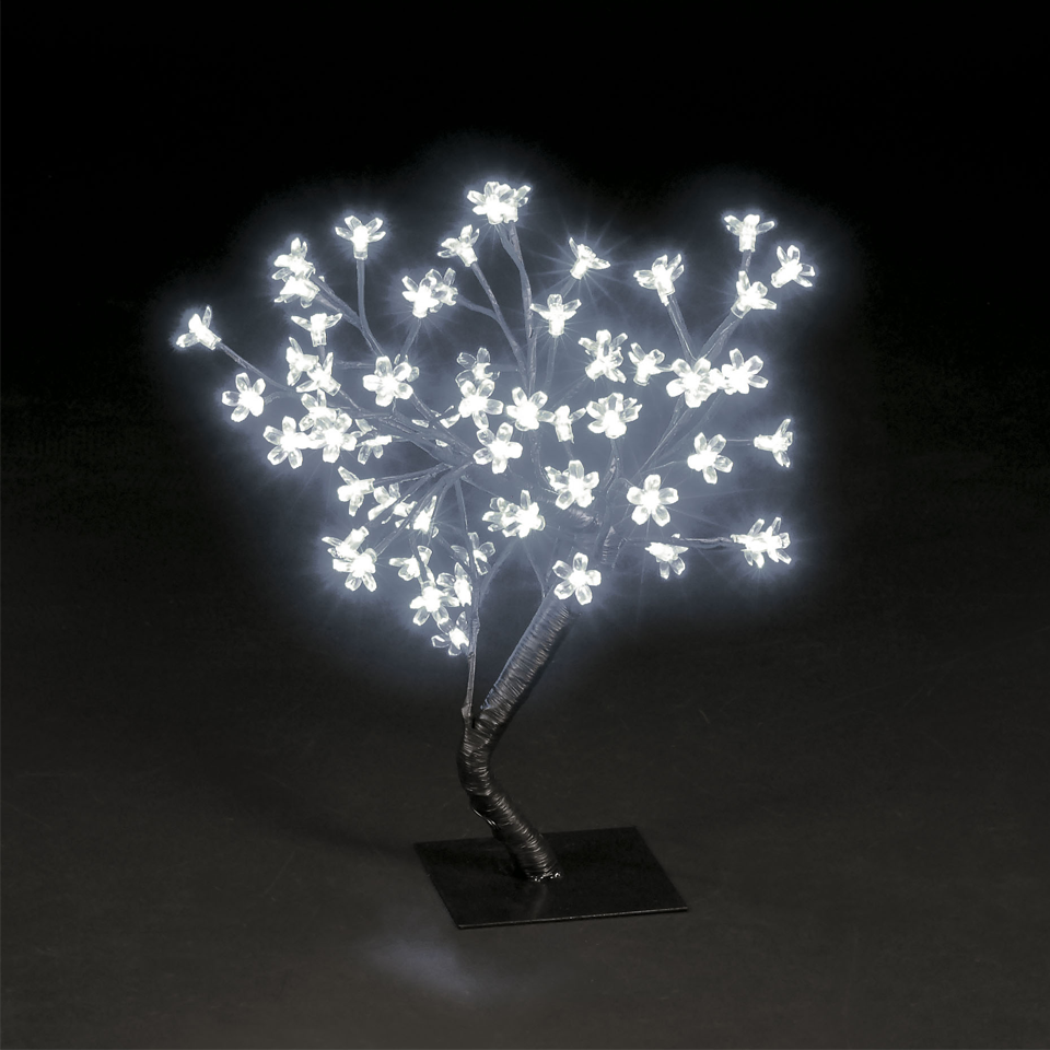 18in/45cm Cherry Blossom Tree with 40 Ice White LEDs