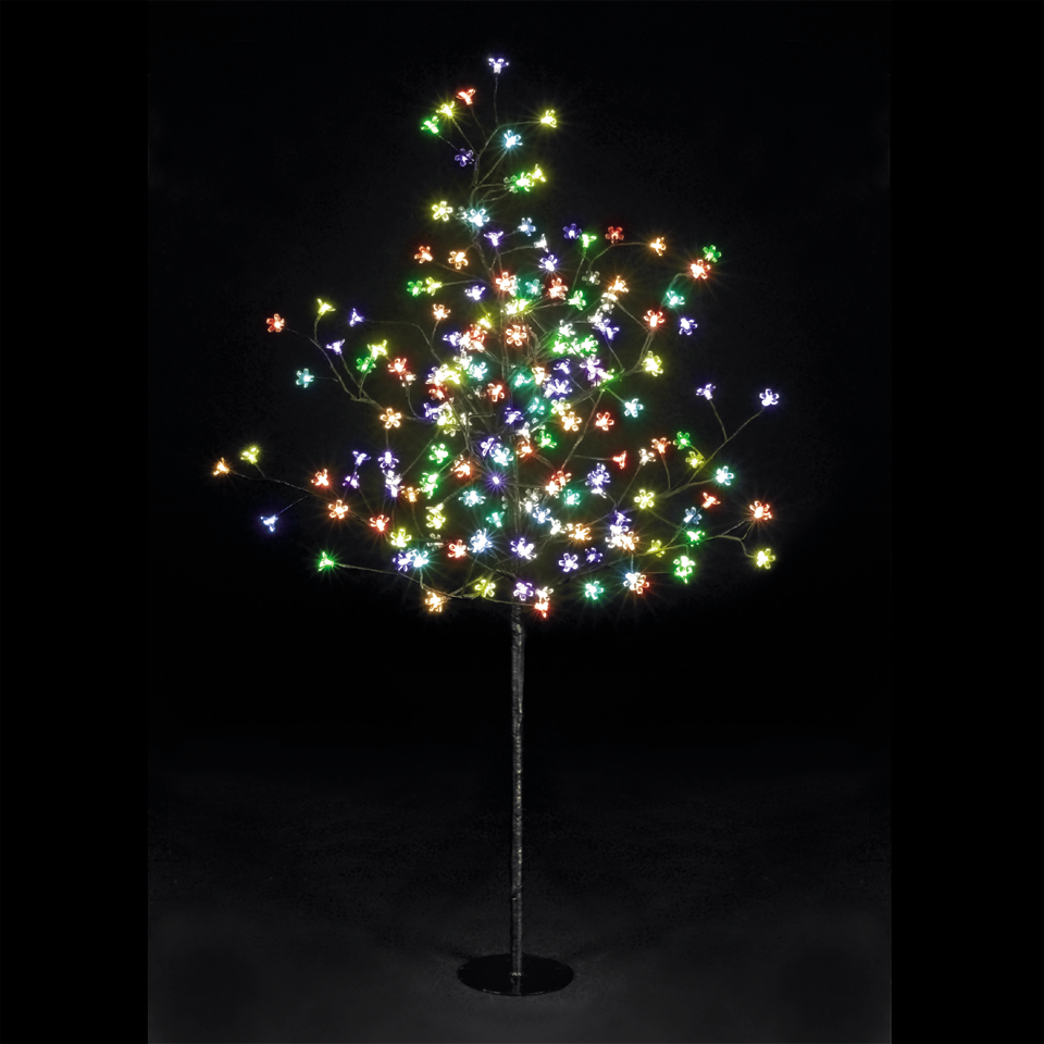 5ft Cherry Blossom Tree with 150 Multi-Coloured LEDs