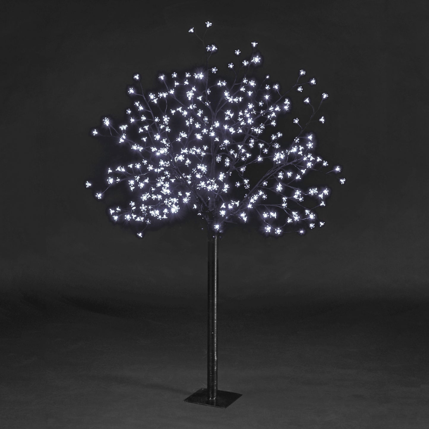 6ft Multi-Function Christmas Cherry Blossom Tree with 350 Ice White LEDs