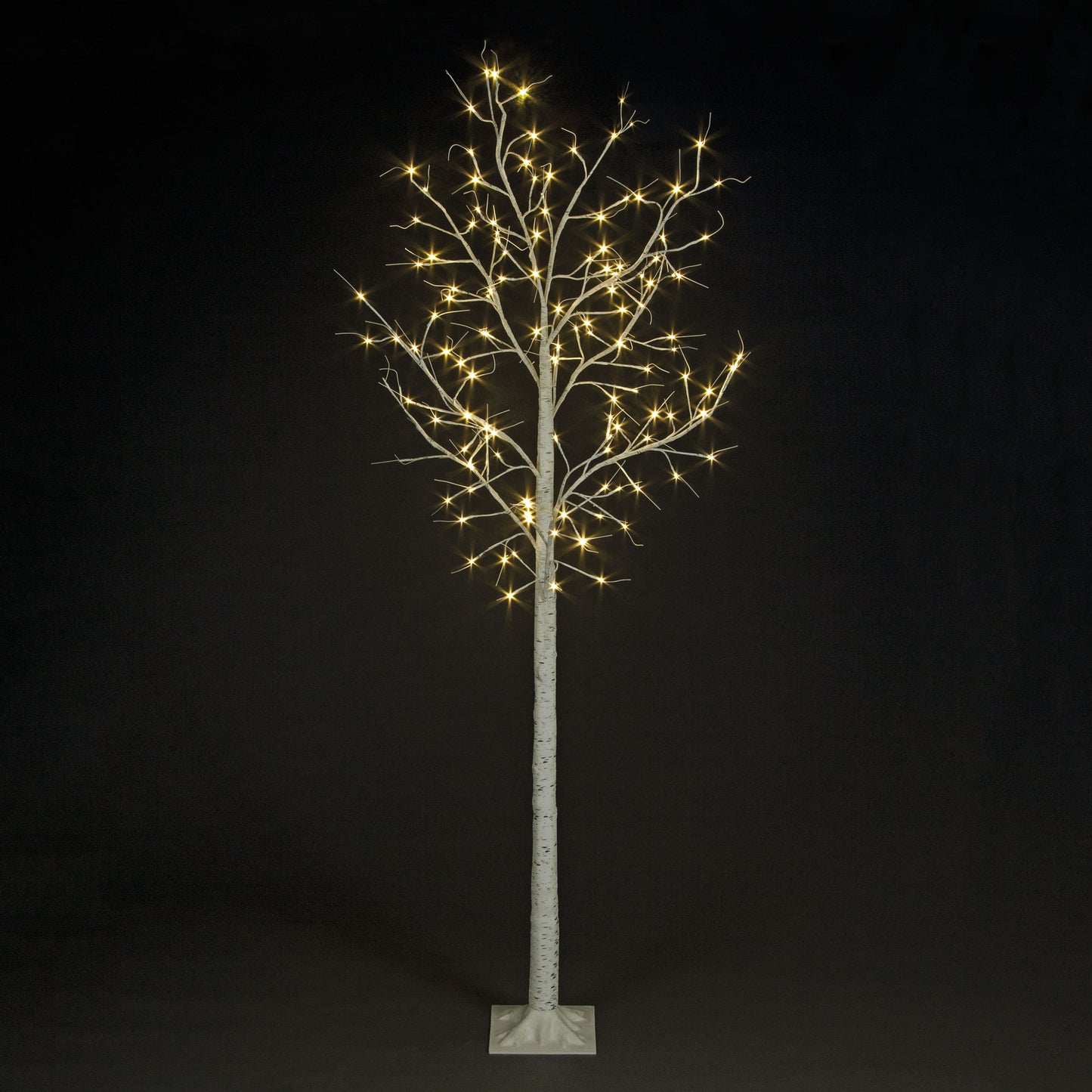 8ft Birch Tree With 136 Warm White LEDs