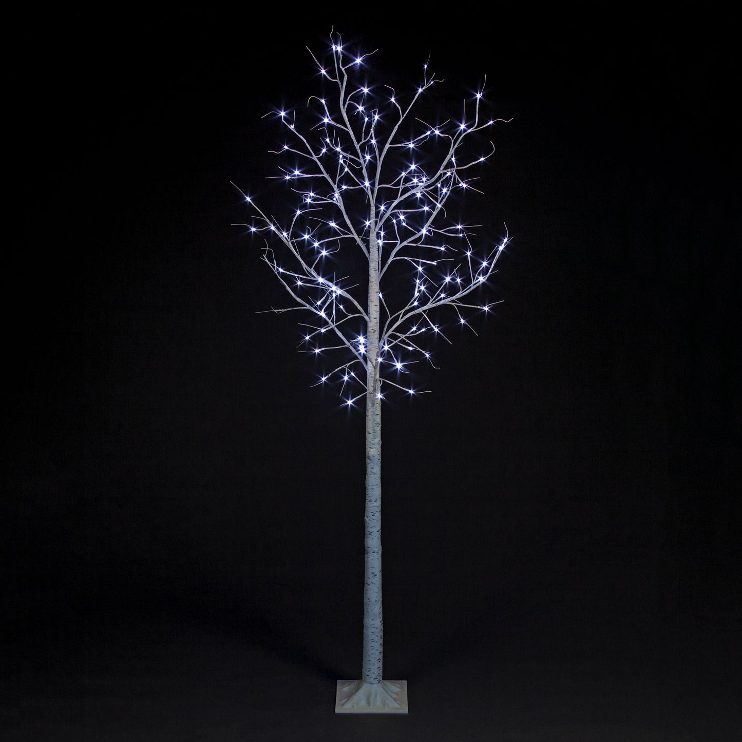 2.4m Birch Tree with 136 Ice White LEDs