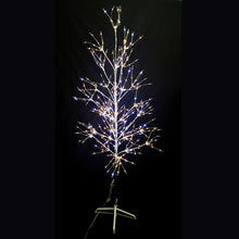 1.2cm Silver Tree with Warm and Ice White LEDs