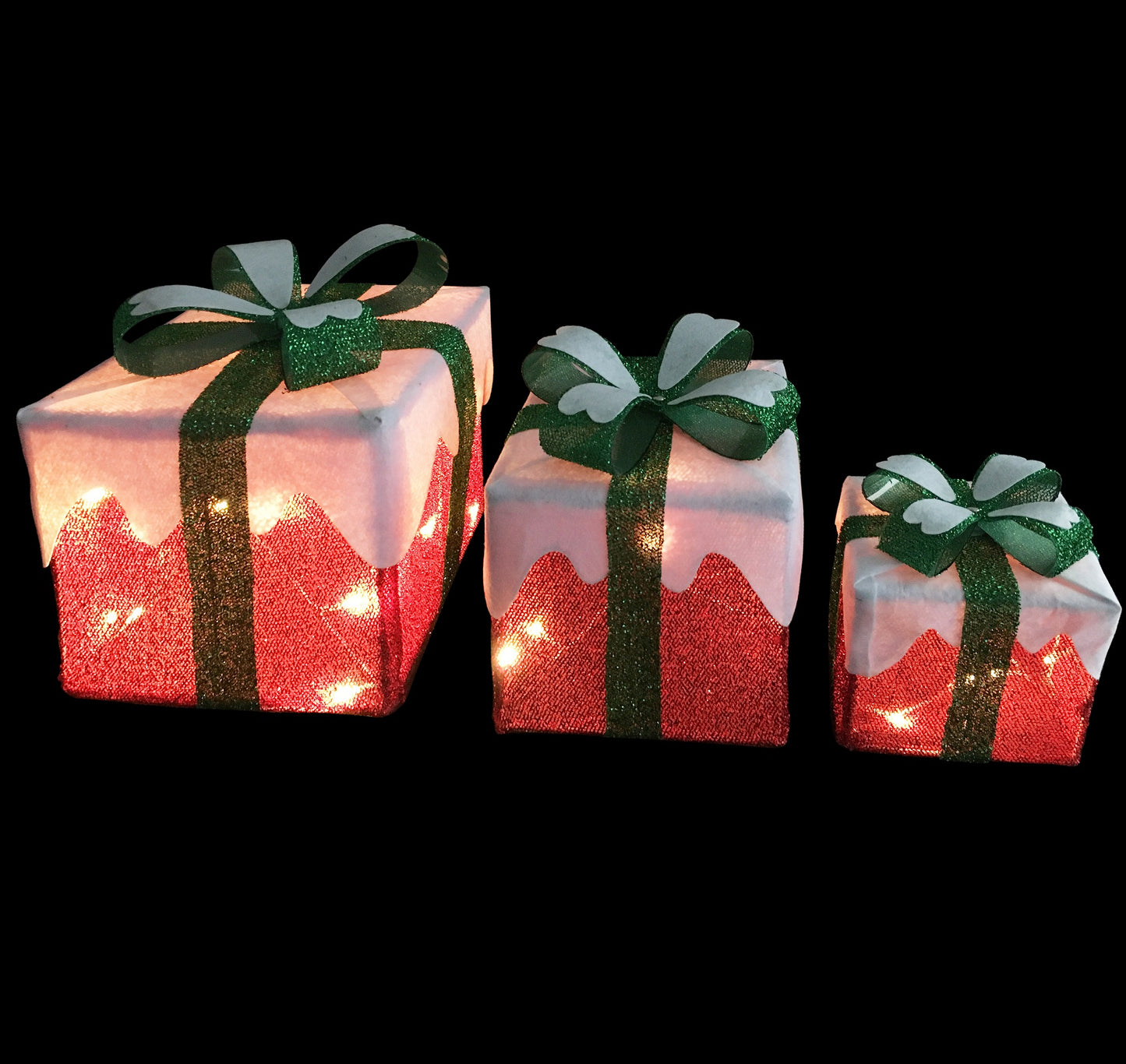 Outdoor Light-Up Gift Boxes | Set of 3 Christmas Parcel Lights