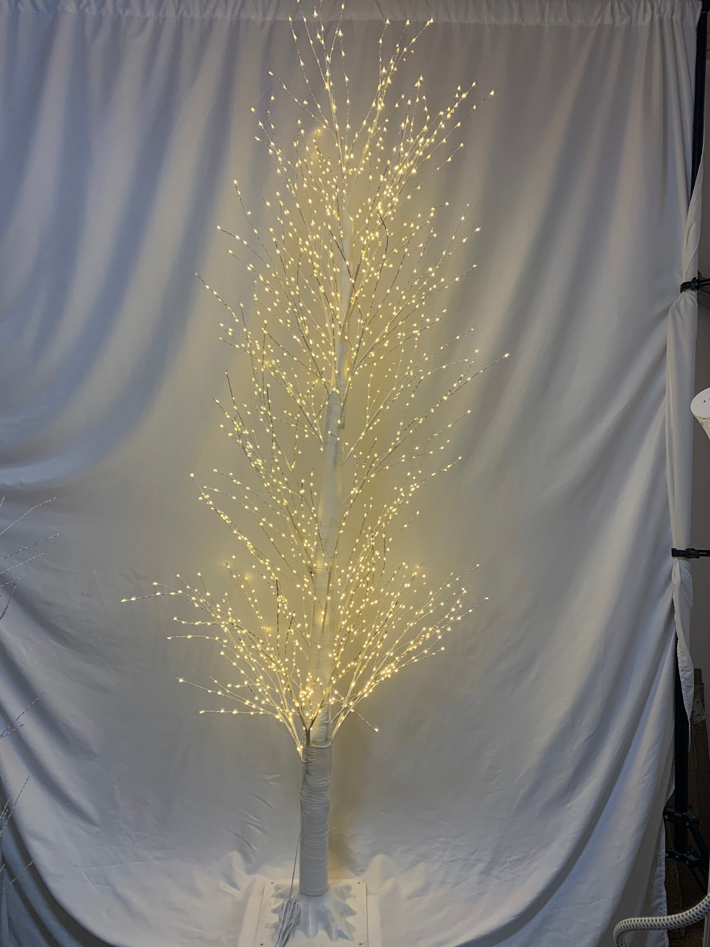White Modelling Micro Dot Tree Warm White LEDs 7ft