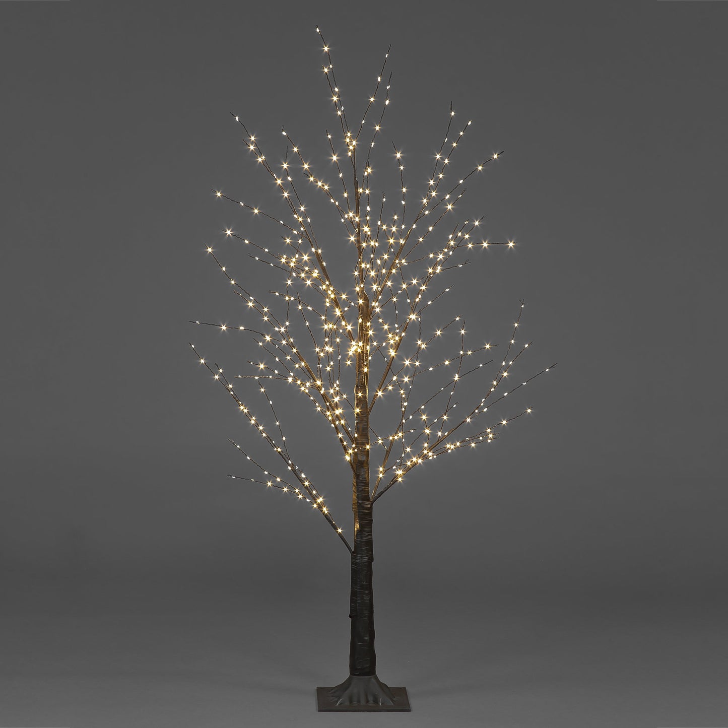 1.8m Black Micro Dot Tree w/1300 Warm White LEDs Christmas Trees