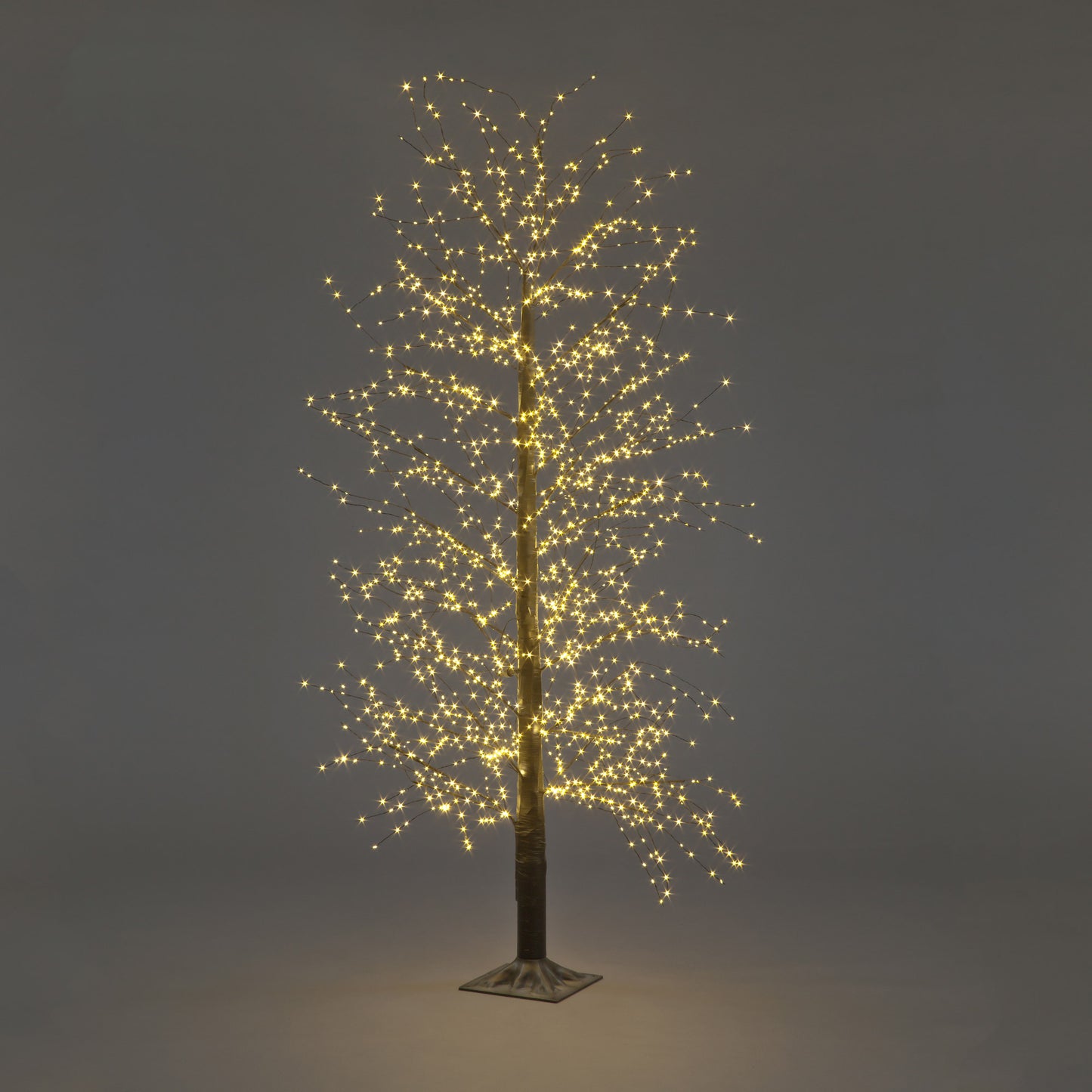 1.2m Black Micro Dot Tree w/500 Warm White LEDs Christmas Trees