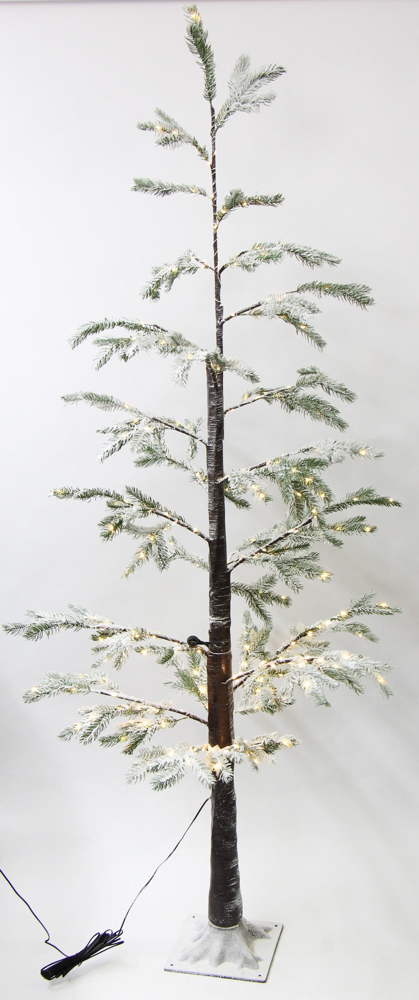 180cm Noel Snow Tree w/312 WaRemote White LEDs Christmas Decoration