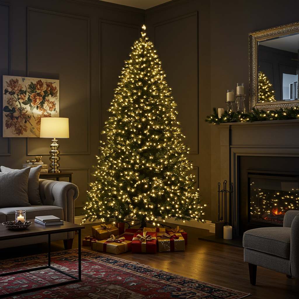 Pre-lit Christmas Trees