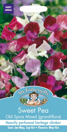 Mr Fothergills SWEET PEA Old Spice Mixed (grandiflora)