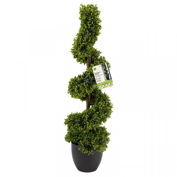Outdoor Artificial Topiary Twirl 90cm