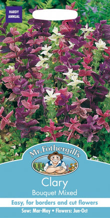 Mr Fothergills Clary Bouquet Mixed Seeds