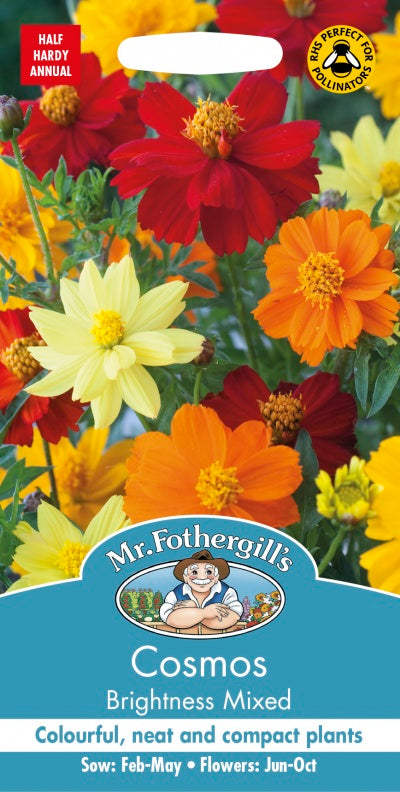 Mr Fothergills Cosmos Brightness Mixed Seeds