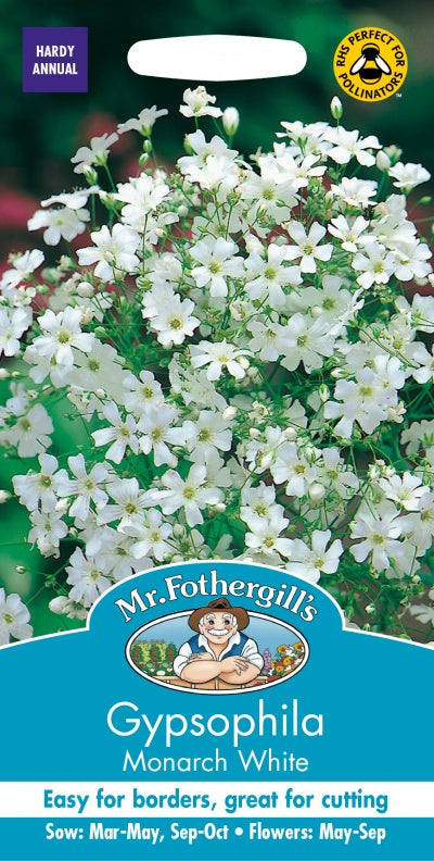 Mr Fothergills GYPSOPHILA Monarch White Seeds