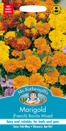 Mr Fothergills MARIGOLD (French) Bonita Mixed Seeds