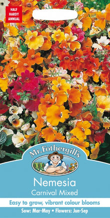 Mr Fothergills Nemesia Carnival Mixed Seeds