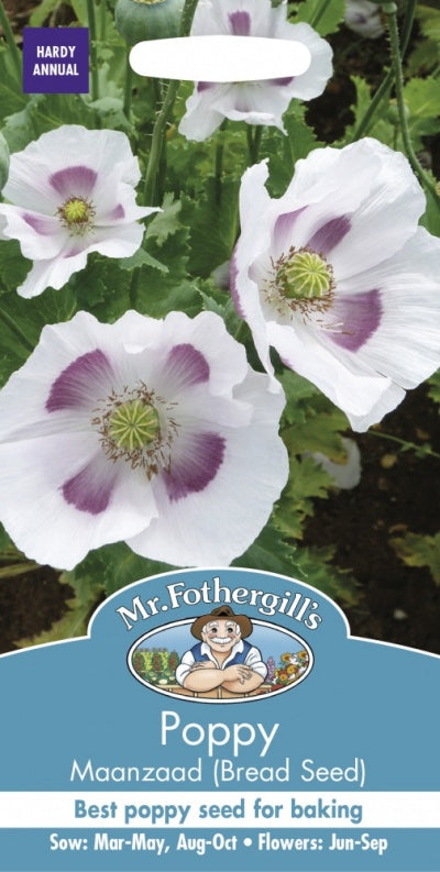 Mr Fothergills Poppy Maazad (Bread Seed) Seeds