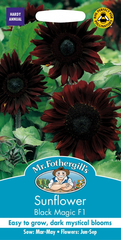 Mr Fothergills SUNFLOWER Black Magic F1 Seeds