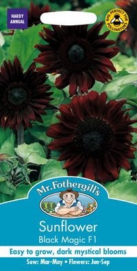 Mr Fothergills SUNFLOWER Black Magic F1 Seeds
