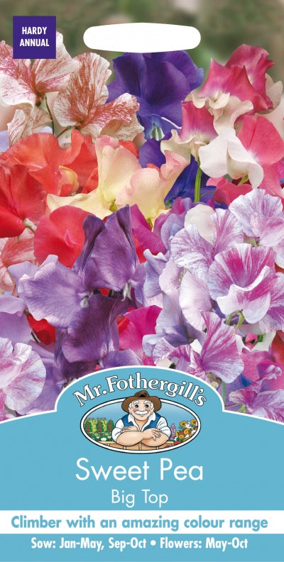 Mr Fothergills Sweet Pea Big Top Seeds