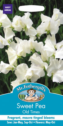 Mr Fothergills Sweet Pea Old Times Seeds