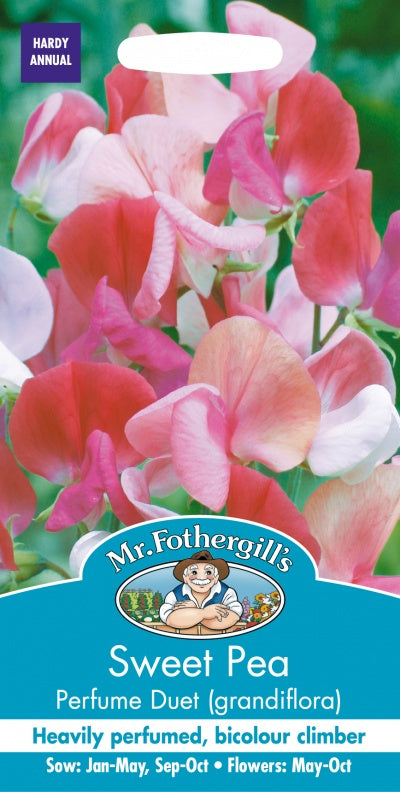 Mr Fothergills Sweet Pea Perfume Duet (Grandiflora) Seeds