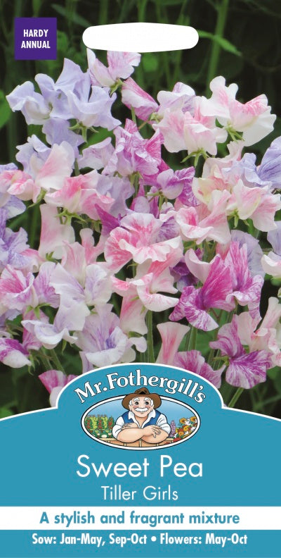 Mr Fothergills SWEET PEA Tiller Girls Seeds
