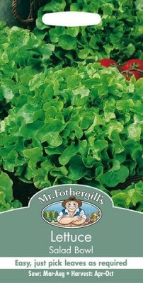 Mr Fothergills LETTUCE Salad Bowl Seeds