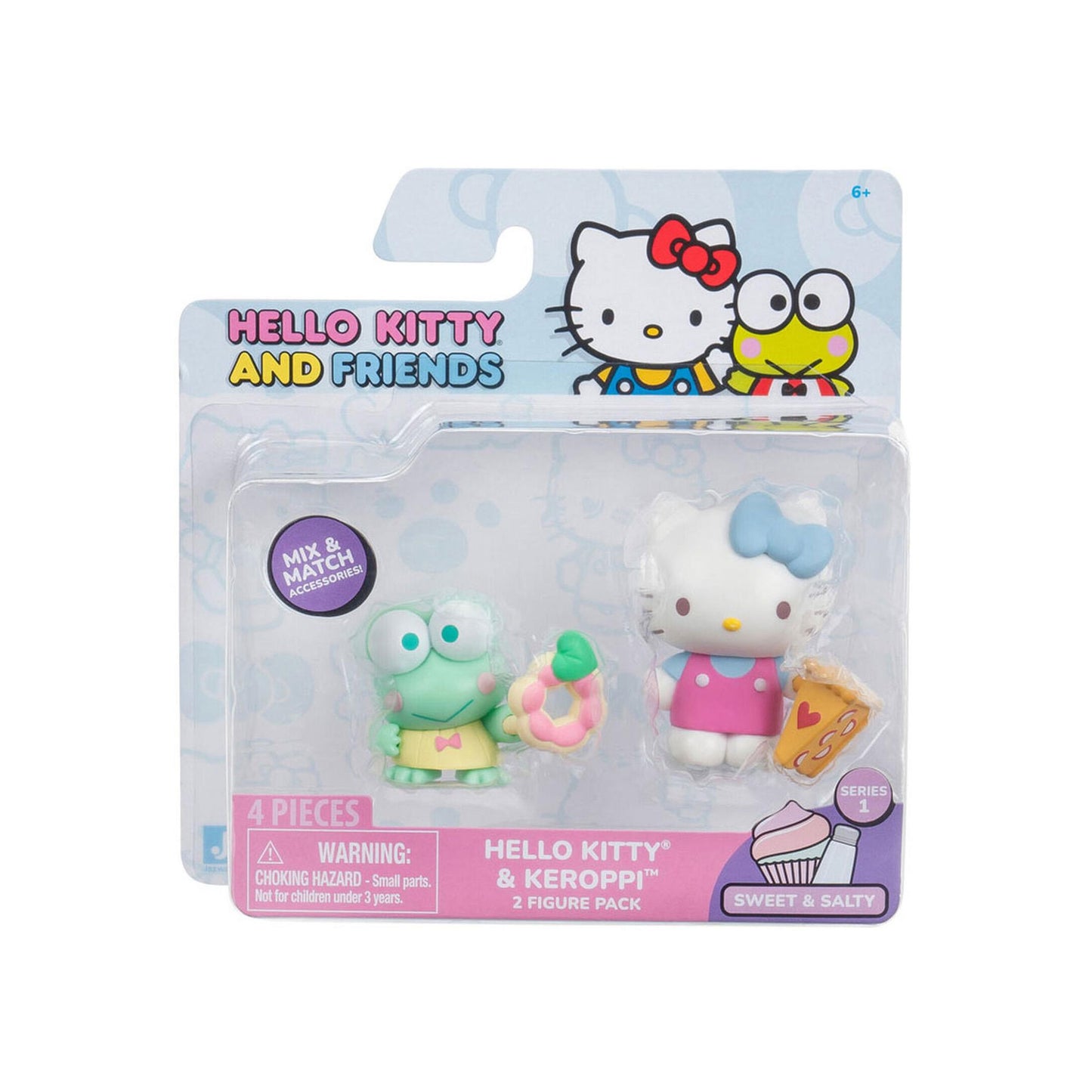 Hello Kitty & Keroppi Set of 2 Figures Pack - Cake