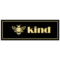 Be Kind Metallic Plaque