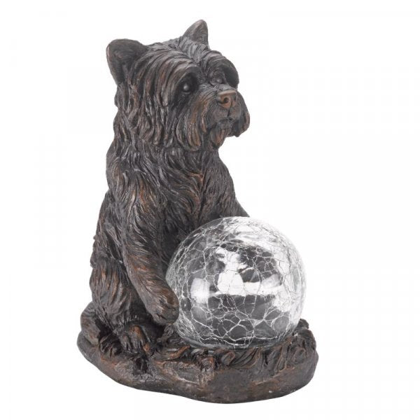 Mystic Dog Solar Garden Light Decoration