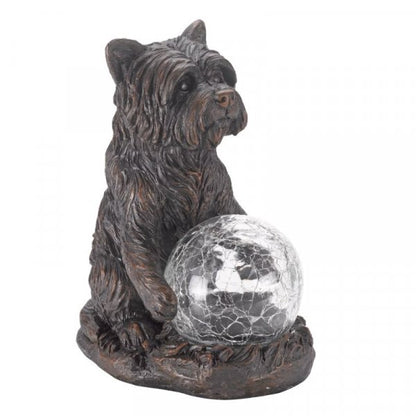 Mystic Dog Solar Garden Light Decoration