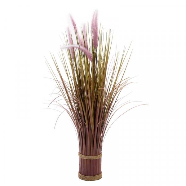 Faux Bouquet Lilac Grass Tails 70cm