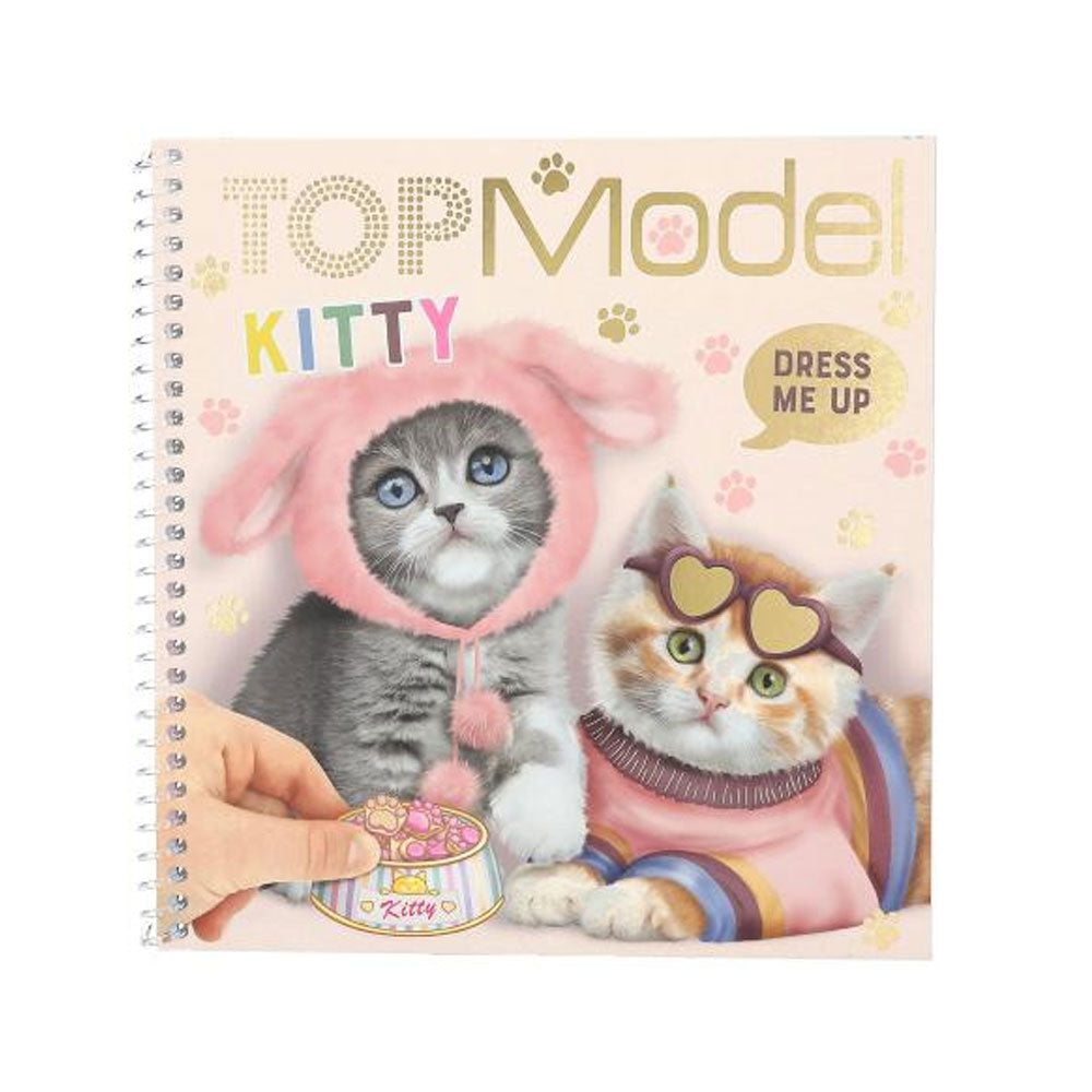 TOPModel Dress Me Up KITTY Sticker Book
