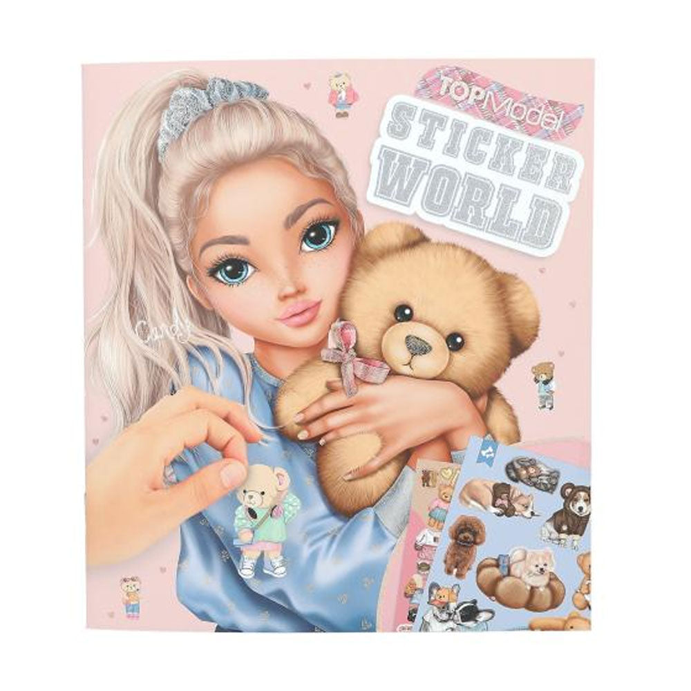 TOPModel Stickerworld TEAM TEDDY Sticker Book