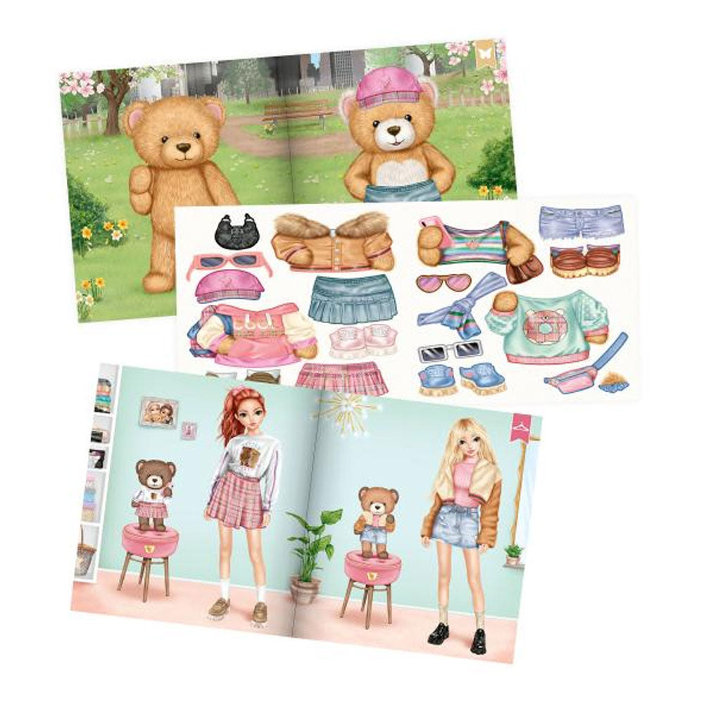 TOPModel Stickerworld TEAM TEDDY Sticker Book