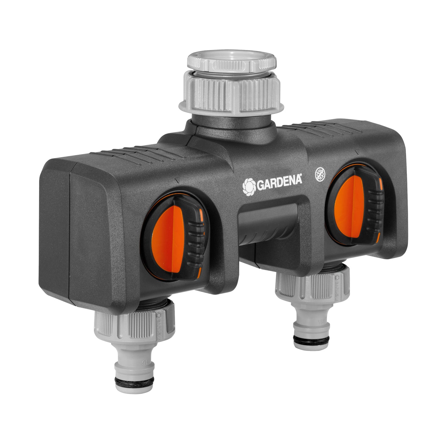 Twin-Tap Connector with Shut Off Valve