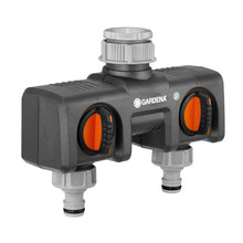 Twin-Tap Connector with Shut Off Valve
