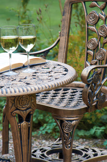 Armchair Patio Set - Rose 3 pc - Bronze
