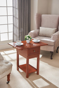 Kilburn Drop Leaf End Table - Oak