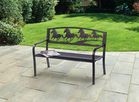 Horse Design Garden Bench