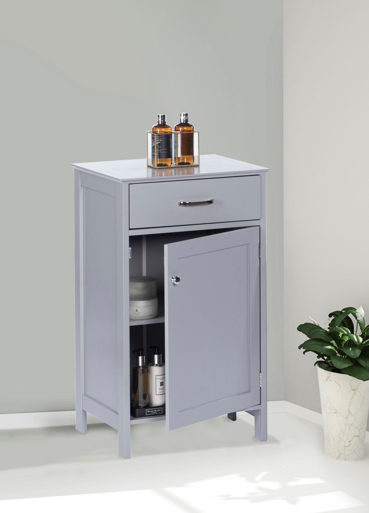 Versatile Storage Cabinet - Grey